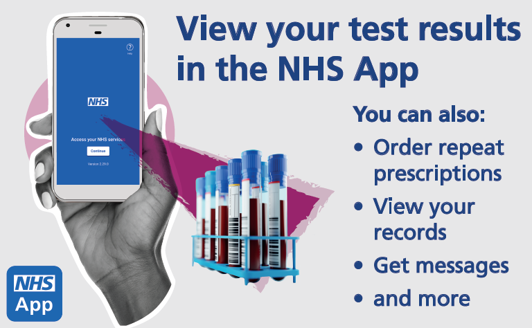 NHS App View Your Test Results